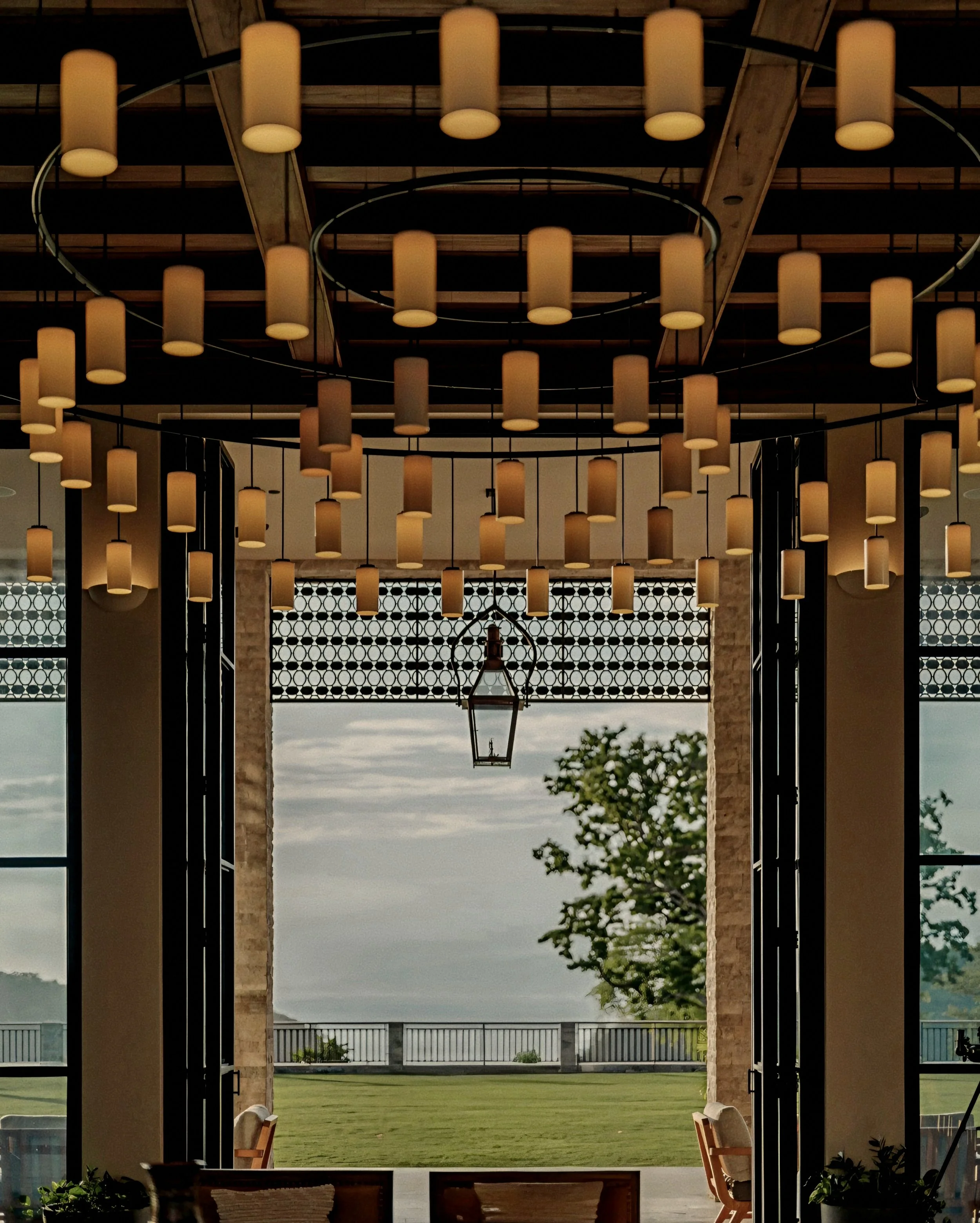 Open-air arrival pavilion and ocean views at Nekajui, Peninsula Papagayo, a Ritz-Carlton Reserve Costa Rica