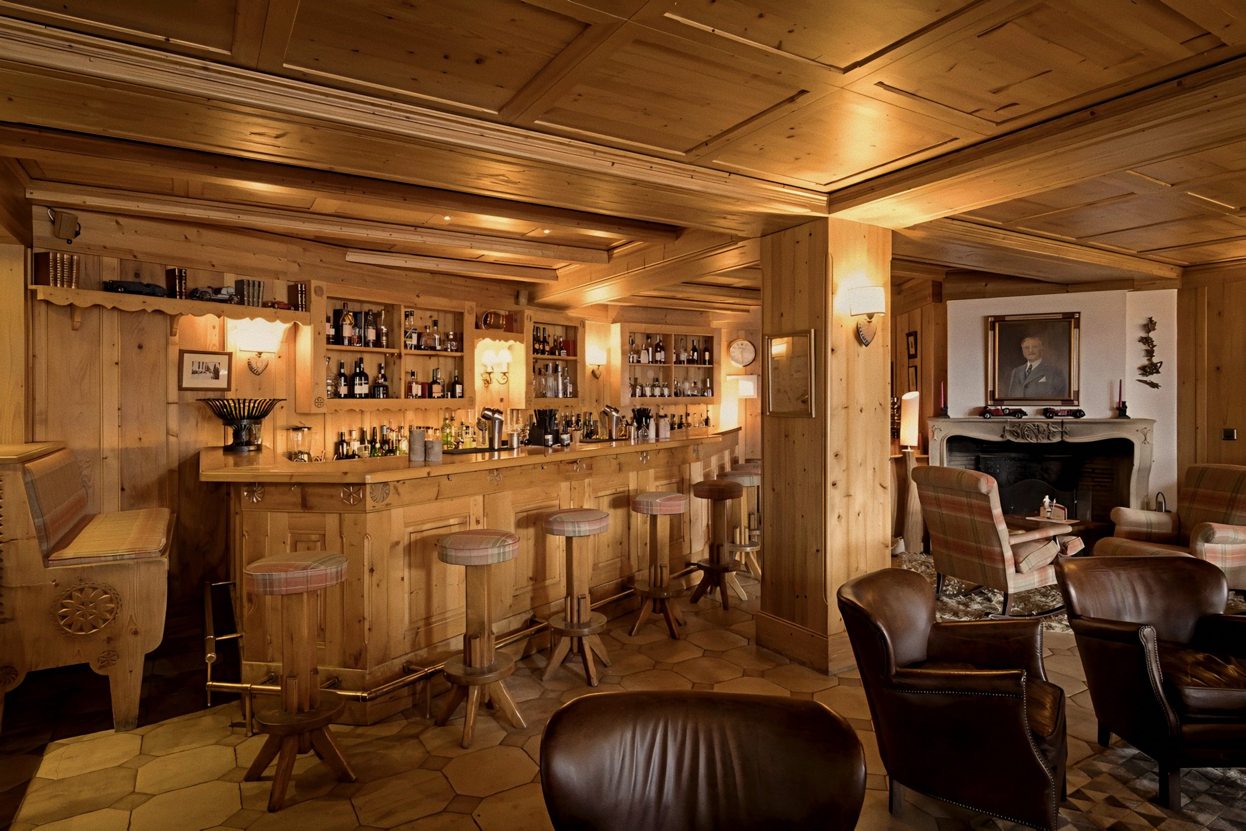 La Table d'Adrien Michelin restaurant at Le Chalet d’Adrien Luxury Swiss Alps in Verbier, Valais, Switzerland.