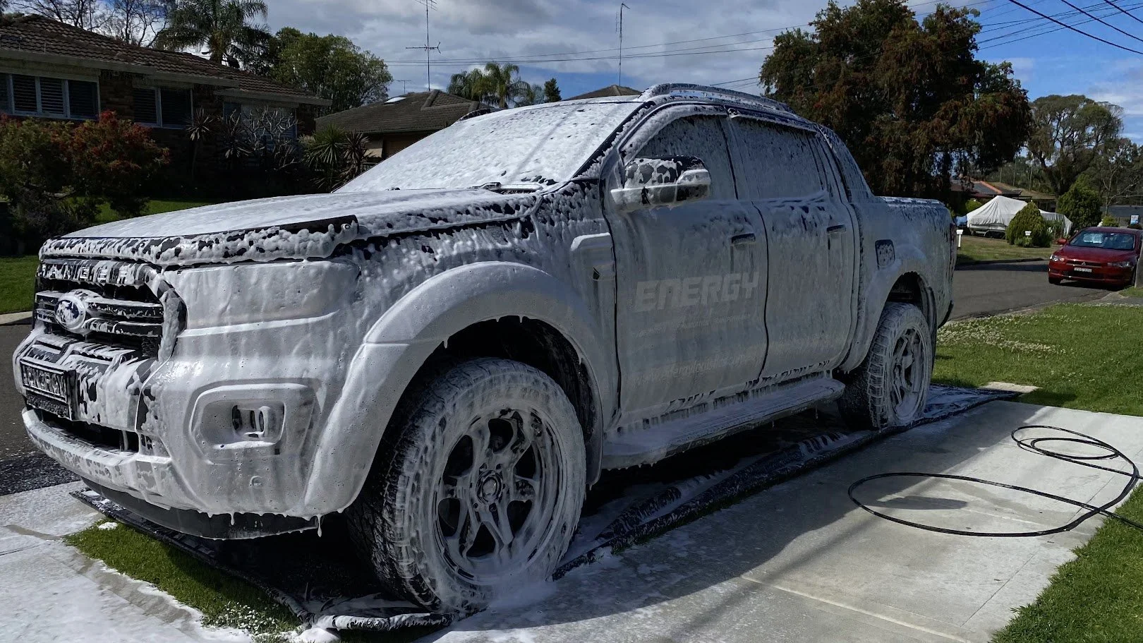 FORD RANGER AT PRECISION ELITE DETAILING SYDNEY  FOAM WASH  SYDNEY