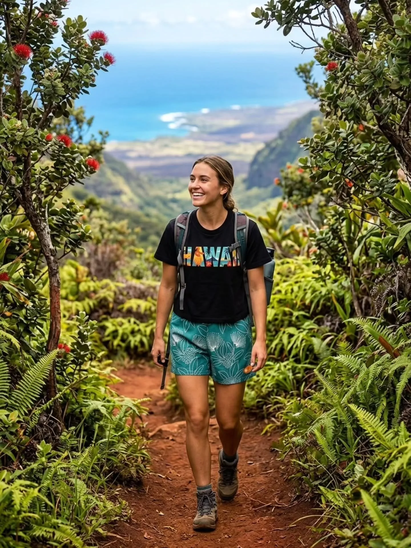 &ldquo;Lehua in teal is such a pretty delicate print.  Pairs nicely with a Hula Hawaii black crop tee.&rdquo;
.
.
.
.

#hawaii #hiking #lehua #hawaiianboxershorts #aloha
