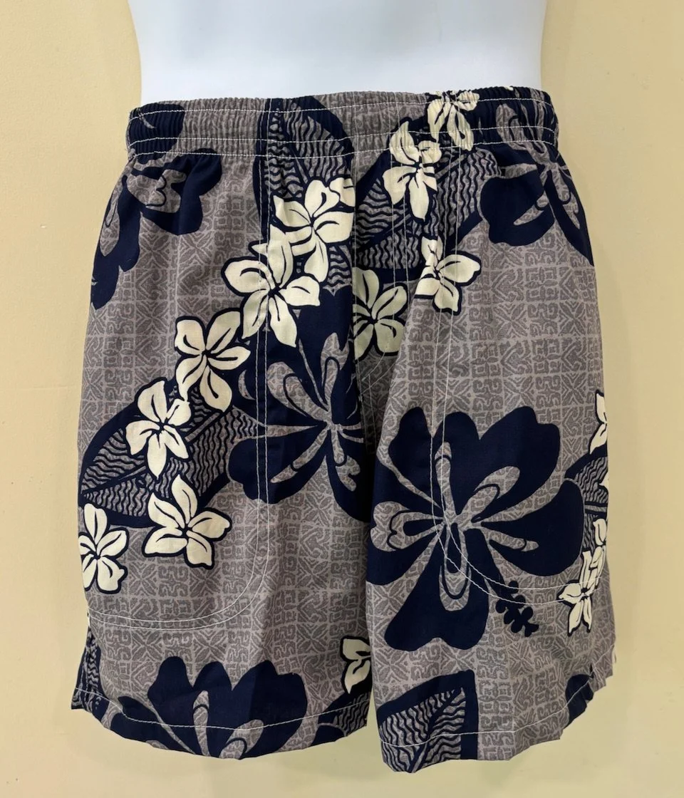 Keoni Navy-Gray Pocket Walk Shorts