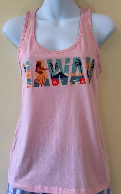 Wahine Hula HAWAII tank top pink