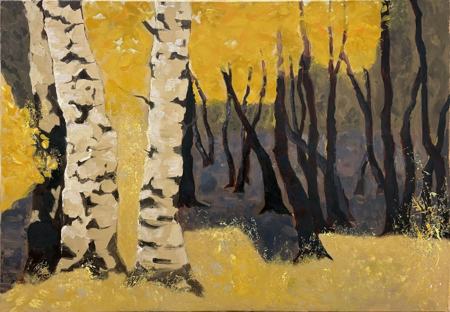 Golden Stillness
Oil on canvas
70 x 100 cm
2026