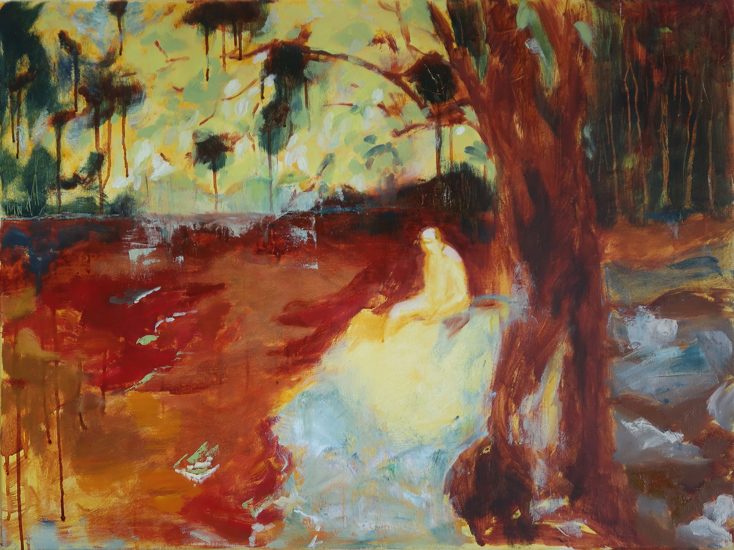 Drifted III_2026, oil on canvas, 60 x 80 cm