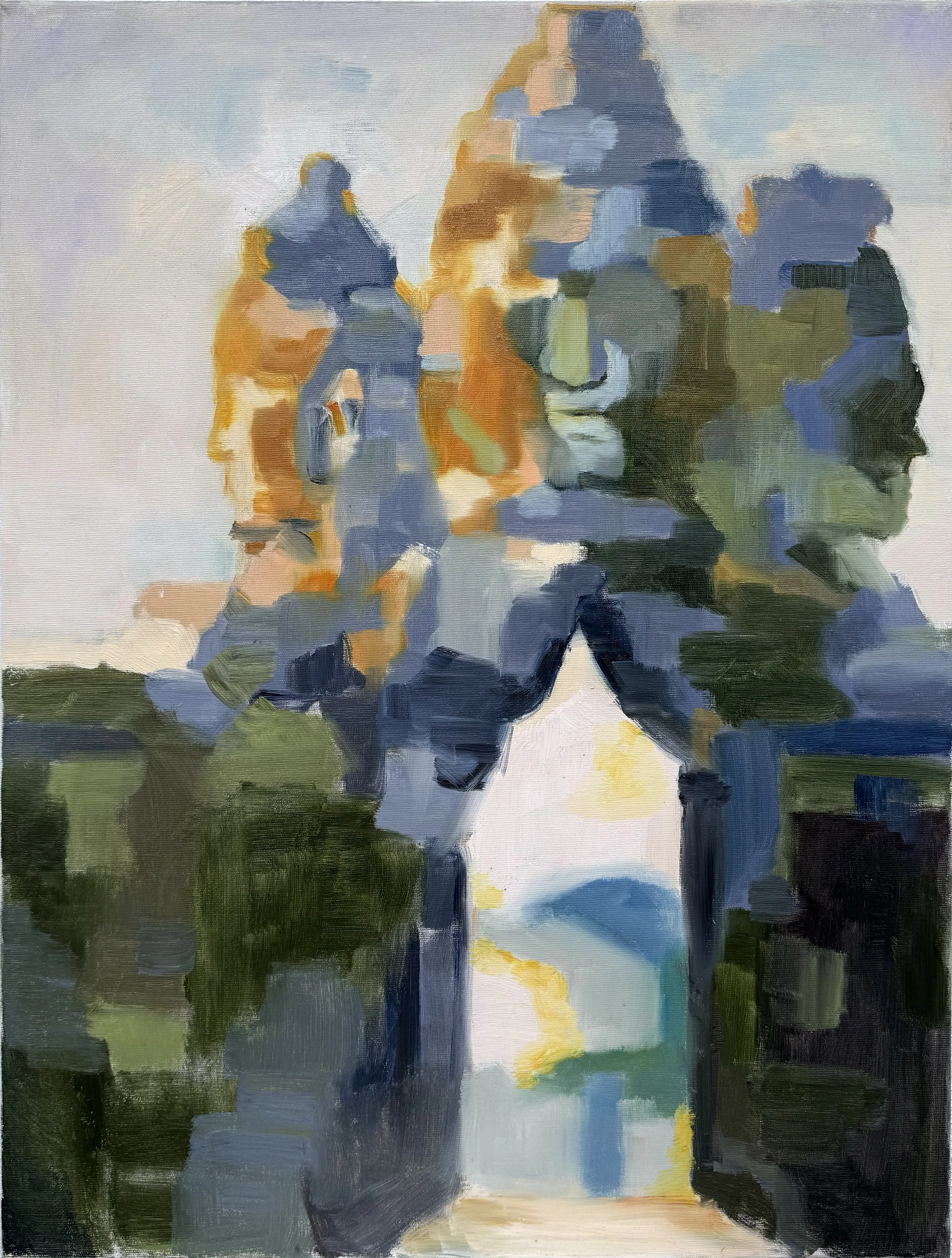 Stone Face, Morning Light
Oil on canvas
60 x 80 cm
2026