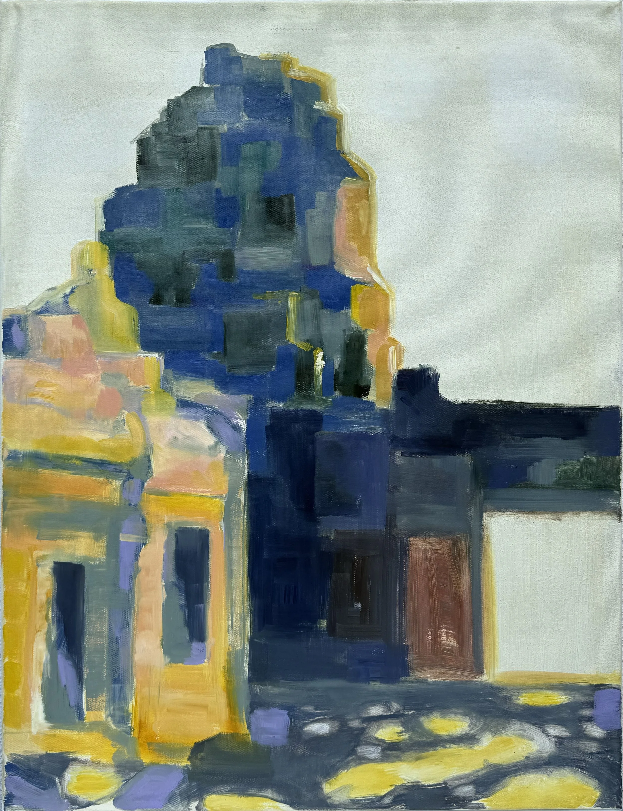 Through the Entrance
Oil on canvas
60 x 80 cm
2026