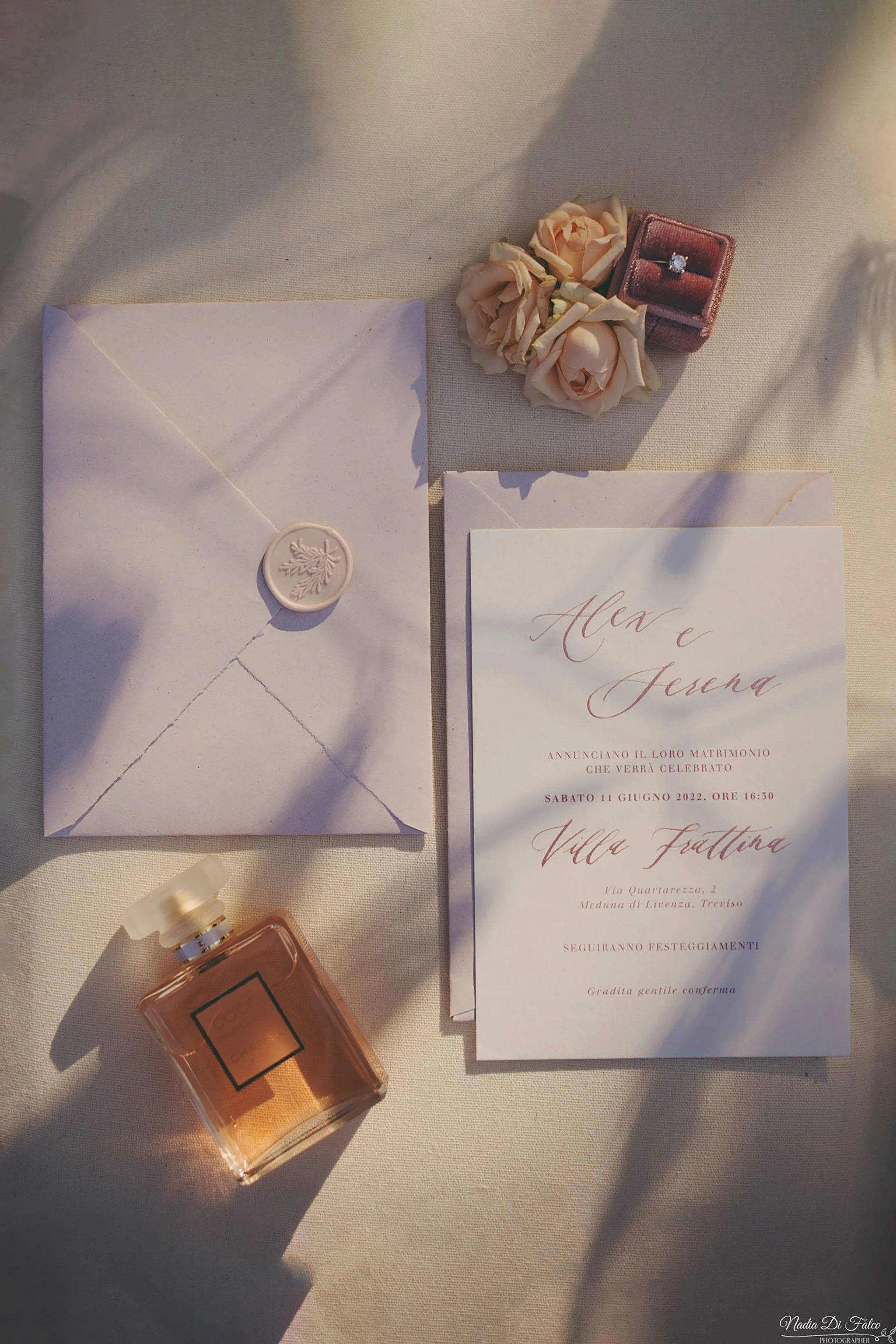 Matrimonio villa frattina, A+S