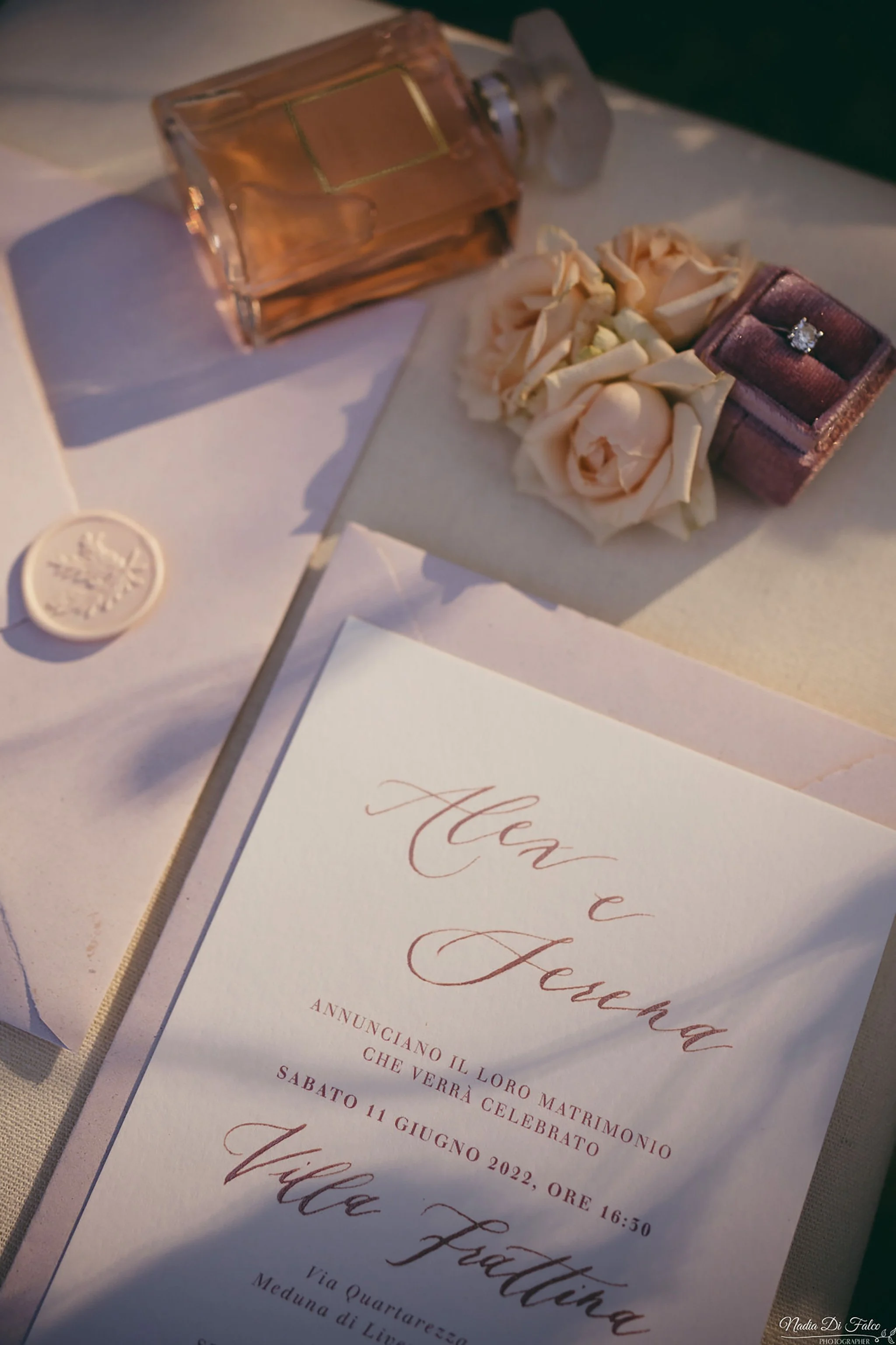 Matrimonio villa frattina, A+S