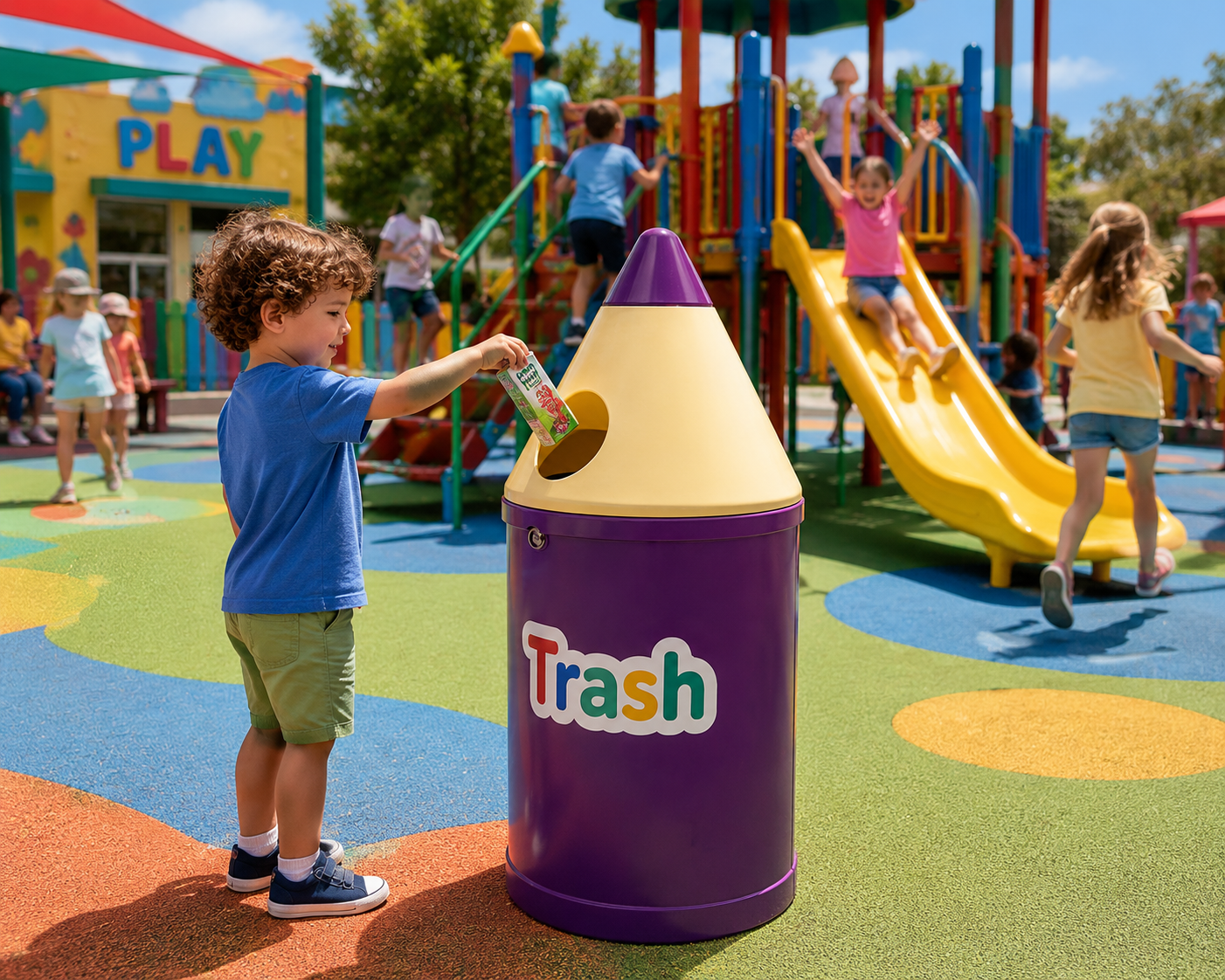 Pencil Trash Cans