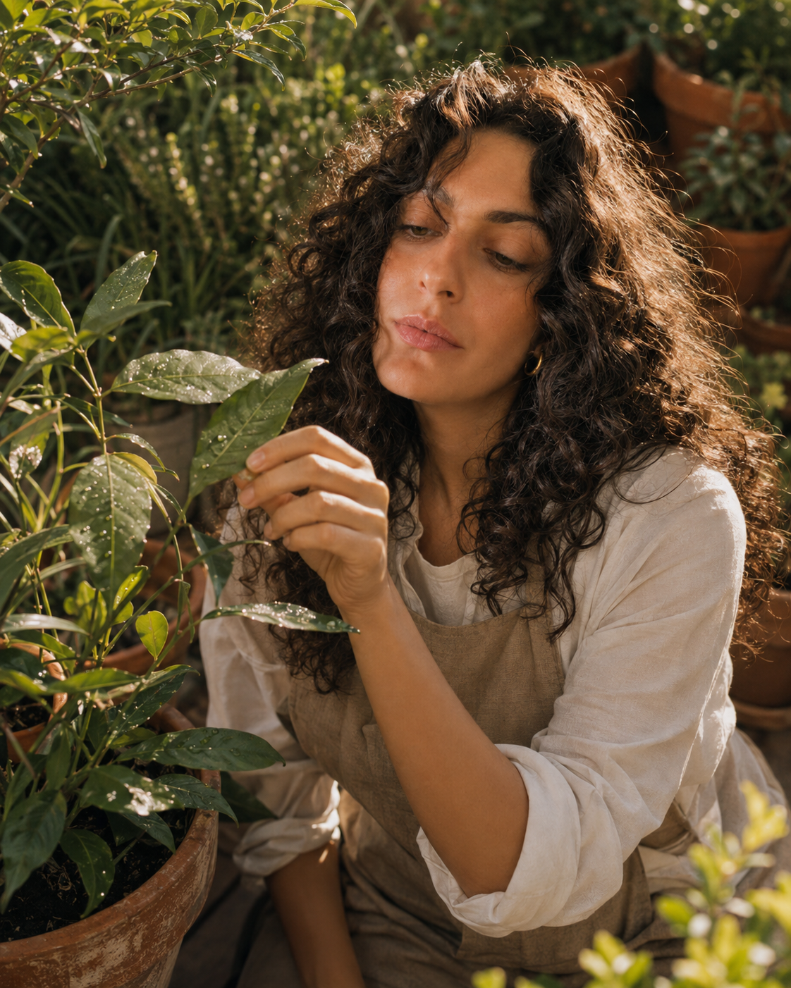 L'équipe OiliCraft sélectionne une plante pour la méthode botanique adaptative de la marque.