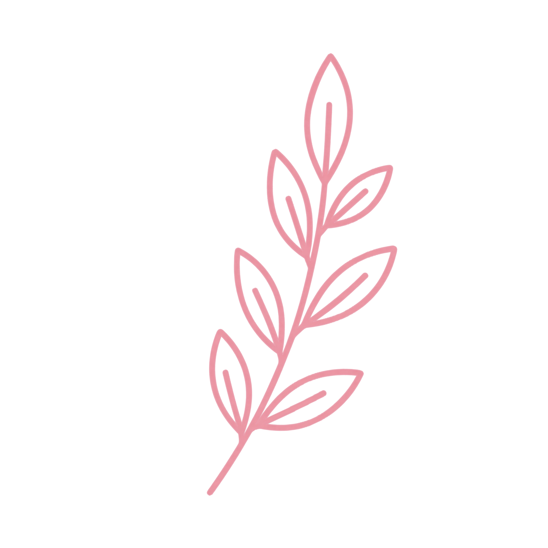 sprig of leaves icon symbolising designing with purpose