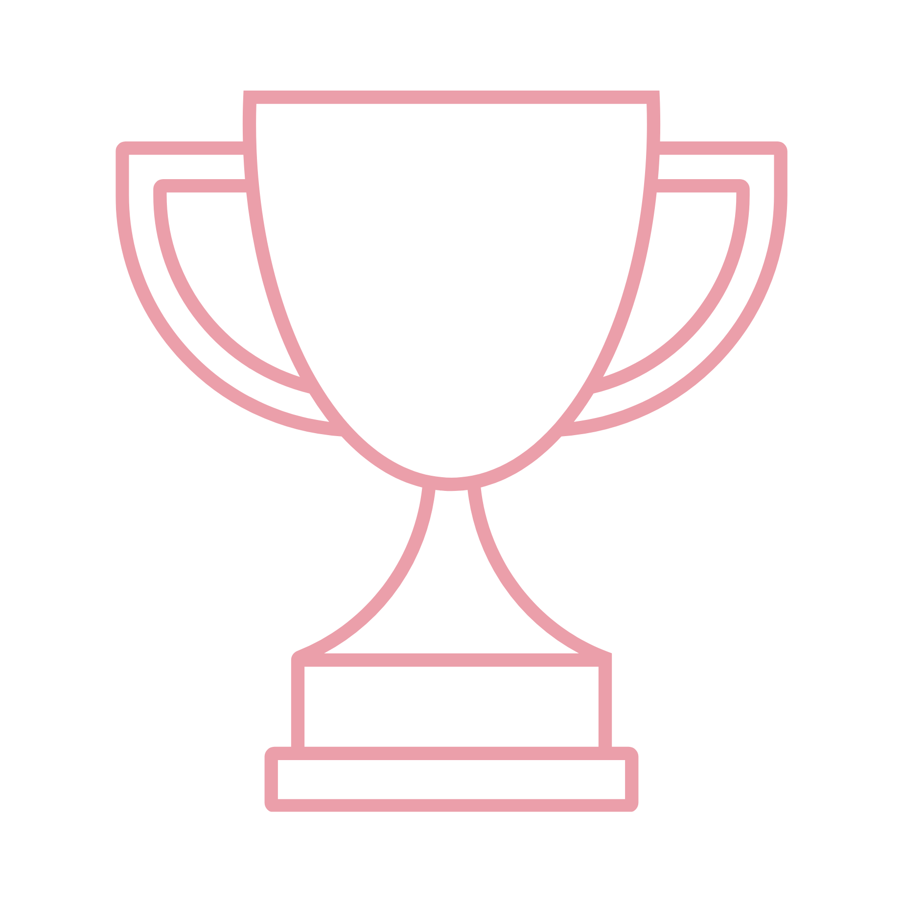 trophy icon for sport and activities