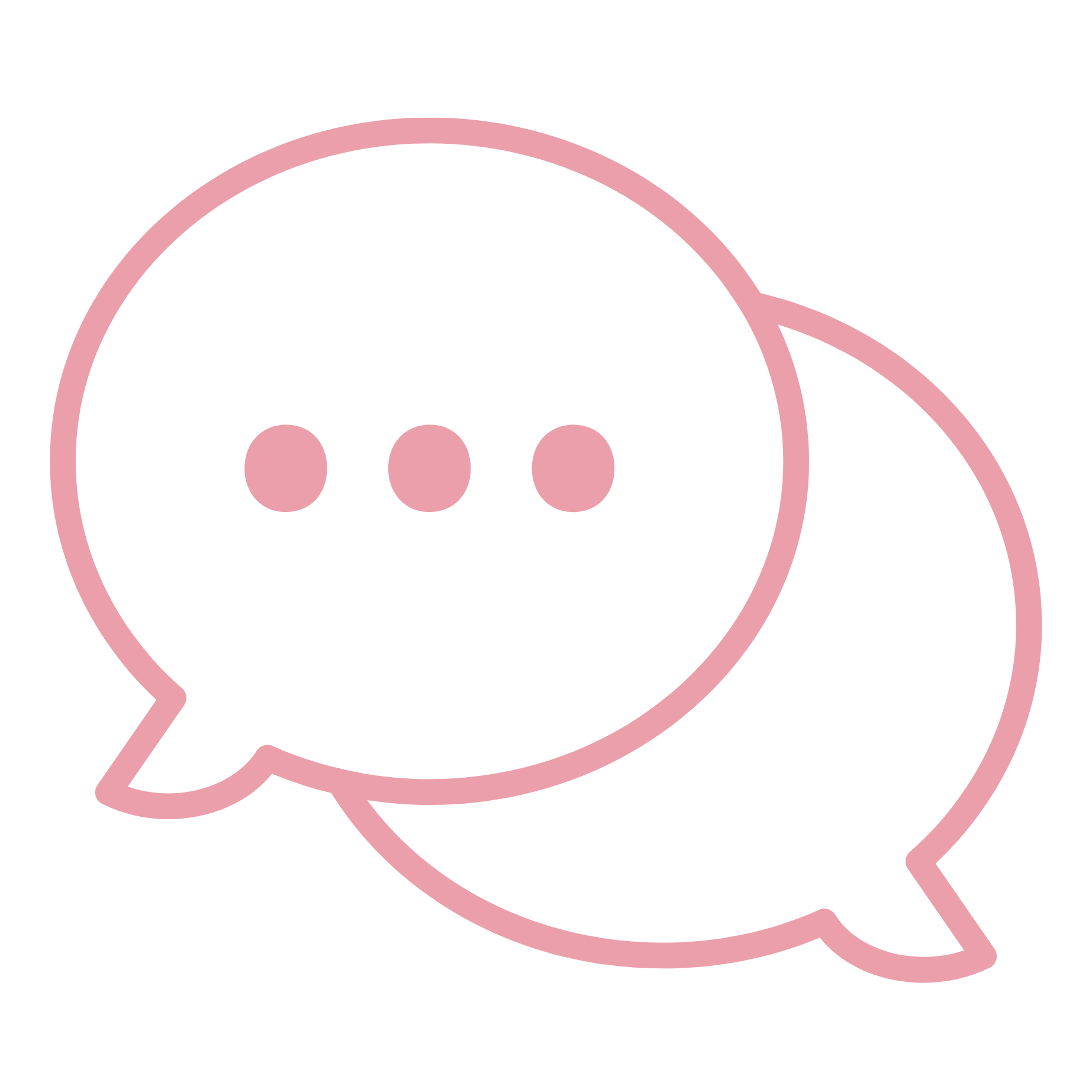 messaging icon for design consultation