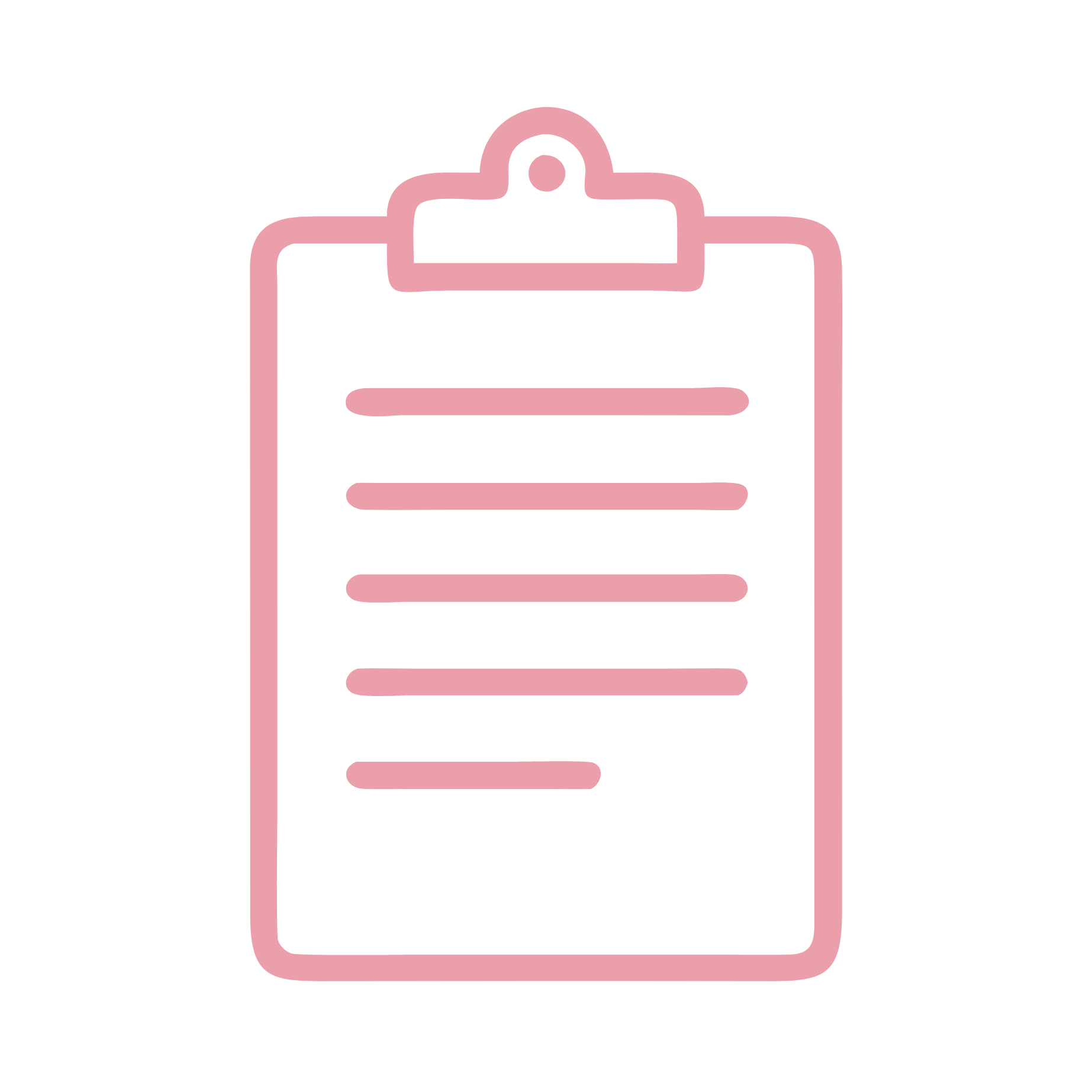clipboard icon for enquiry form
