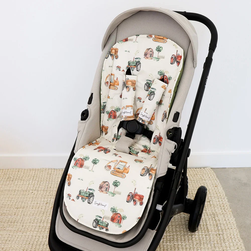 Universal Organic Pram Liner + FREE Matching Straps