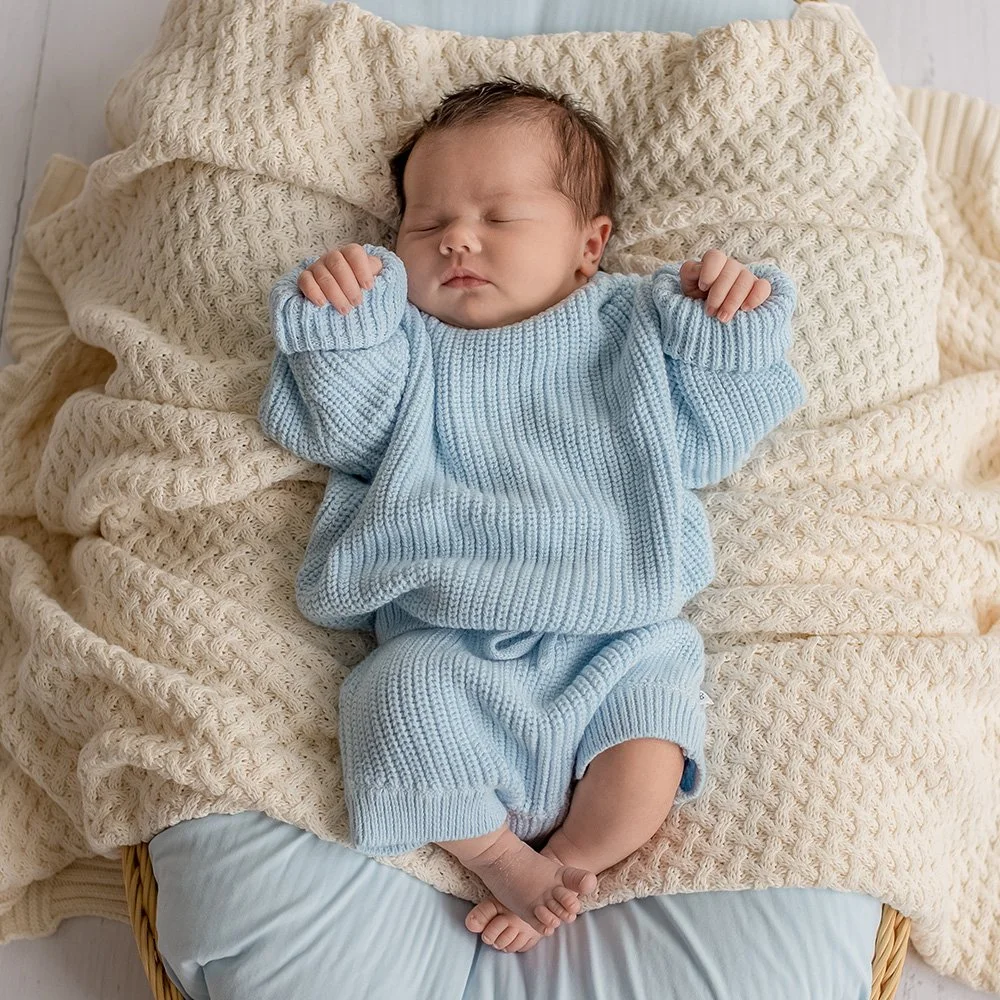 Snuggle Hunny | Oversize Jumper | Baby Blue