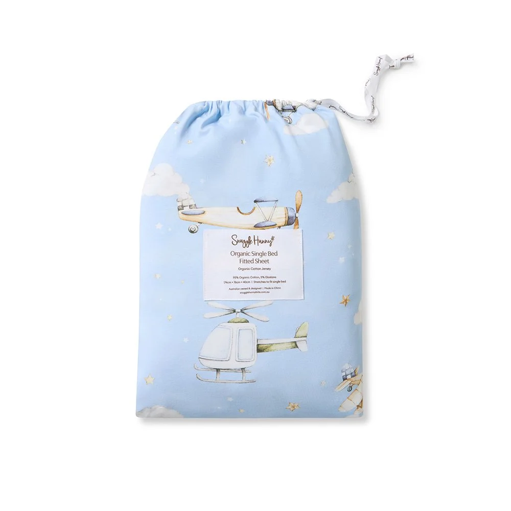 Organic Fitted Sheet – Single Bed