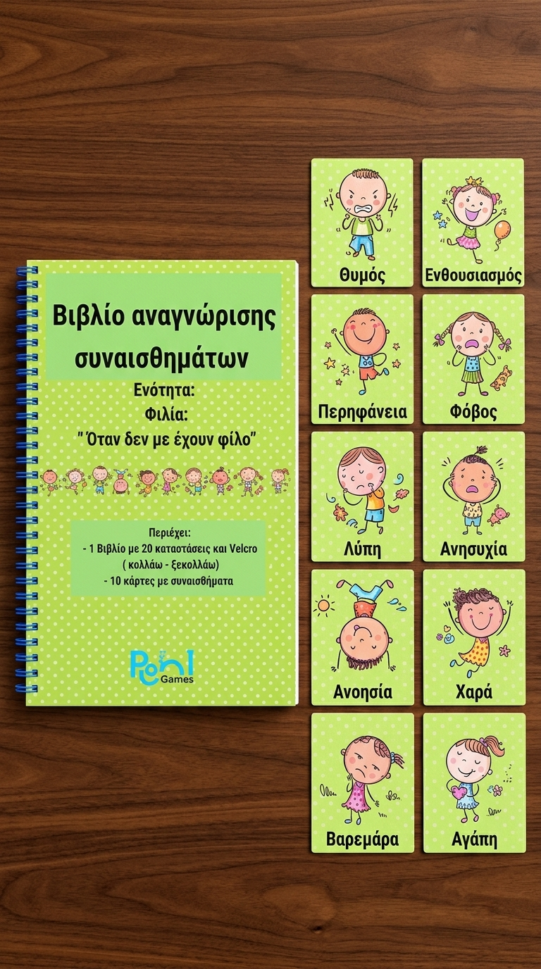 Βιβλίο για τα συναισθήματα- Όταν δεν με έχουν φίλο