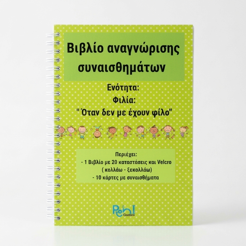 Βιβλίο για τα συναισθήματα- Όταν δεν με έχουν φίλο