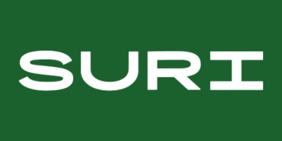 Text that reads 'SURI' on a green background.