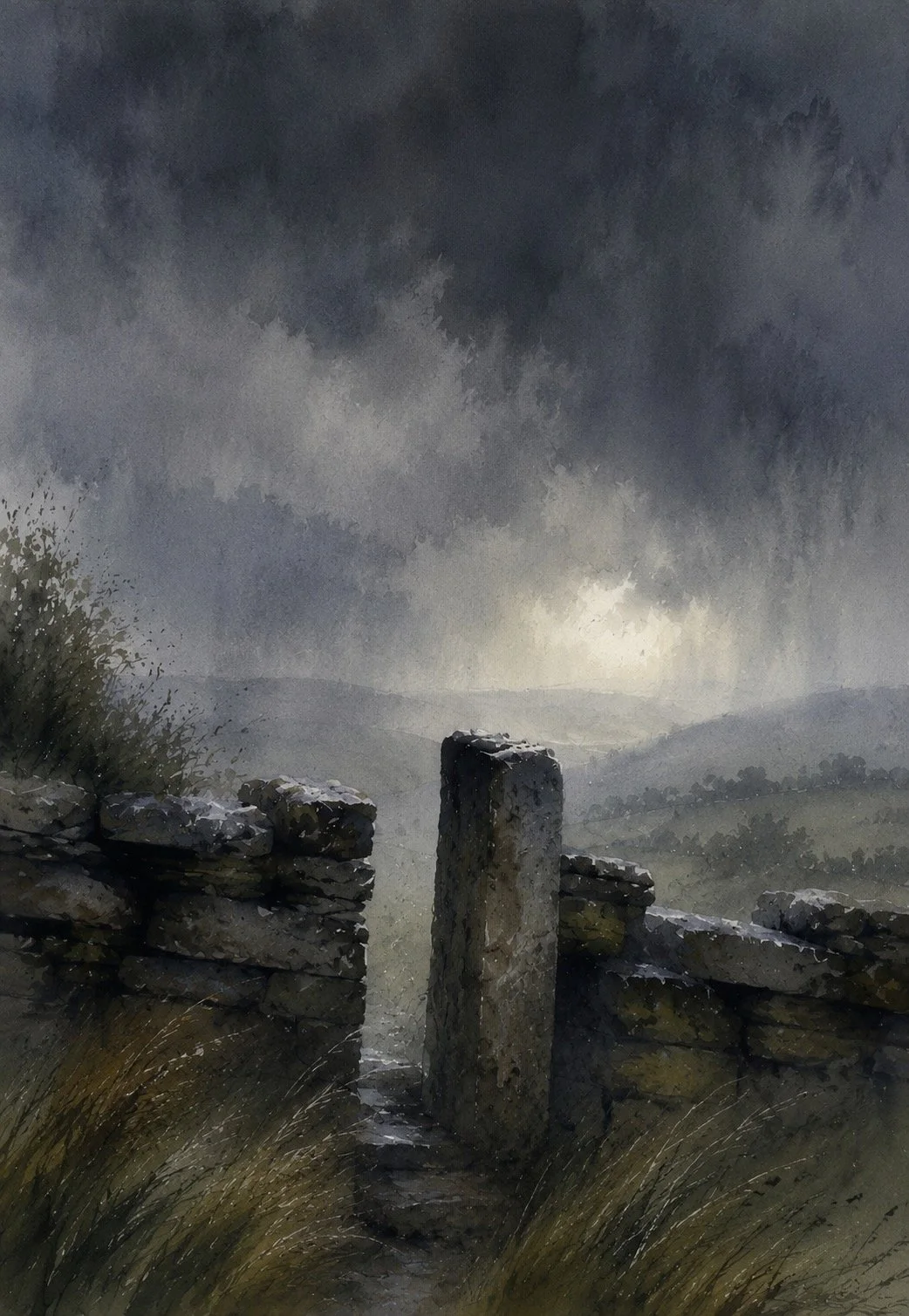 Where the Wall Ends {sold}