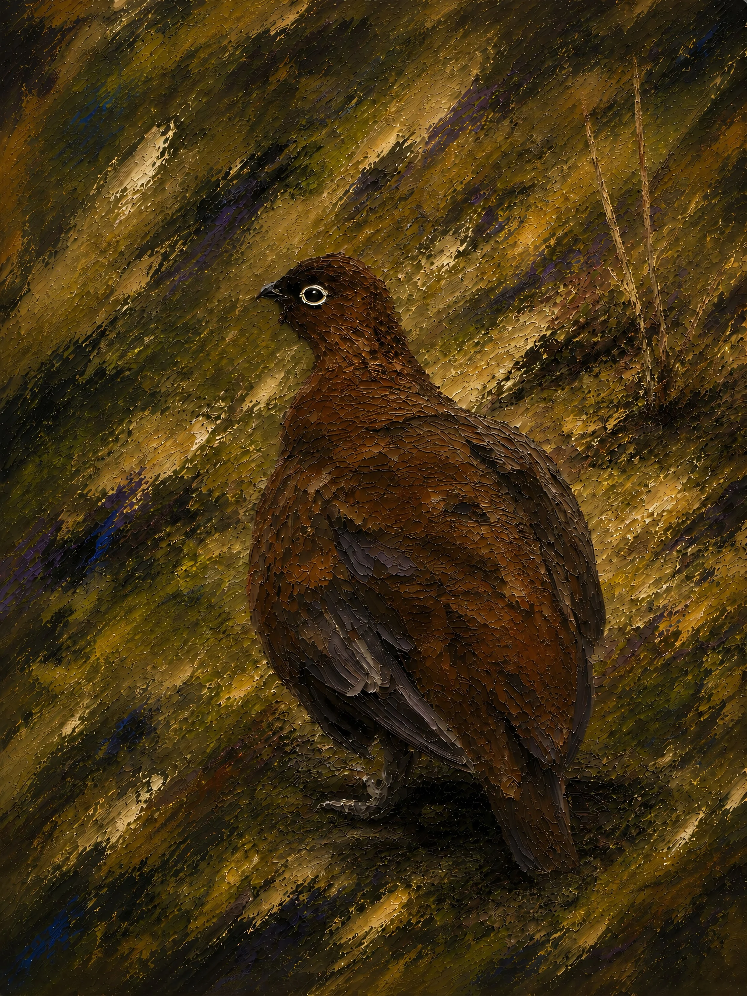 Dressed for Dinner - Red Grouse