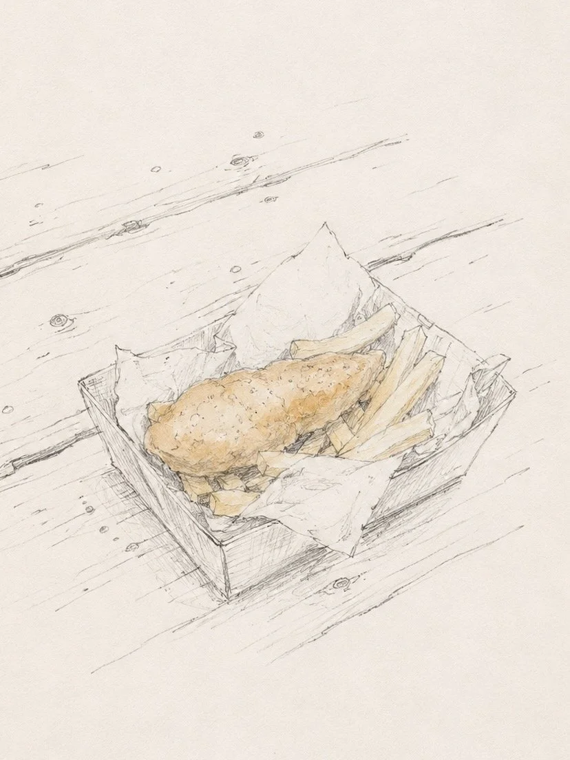 Fish and Chips - the best walks usually end with fish and chips.