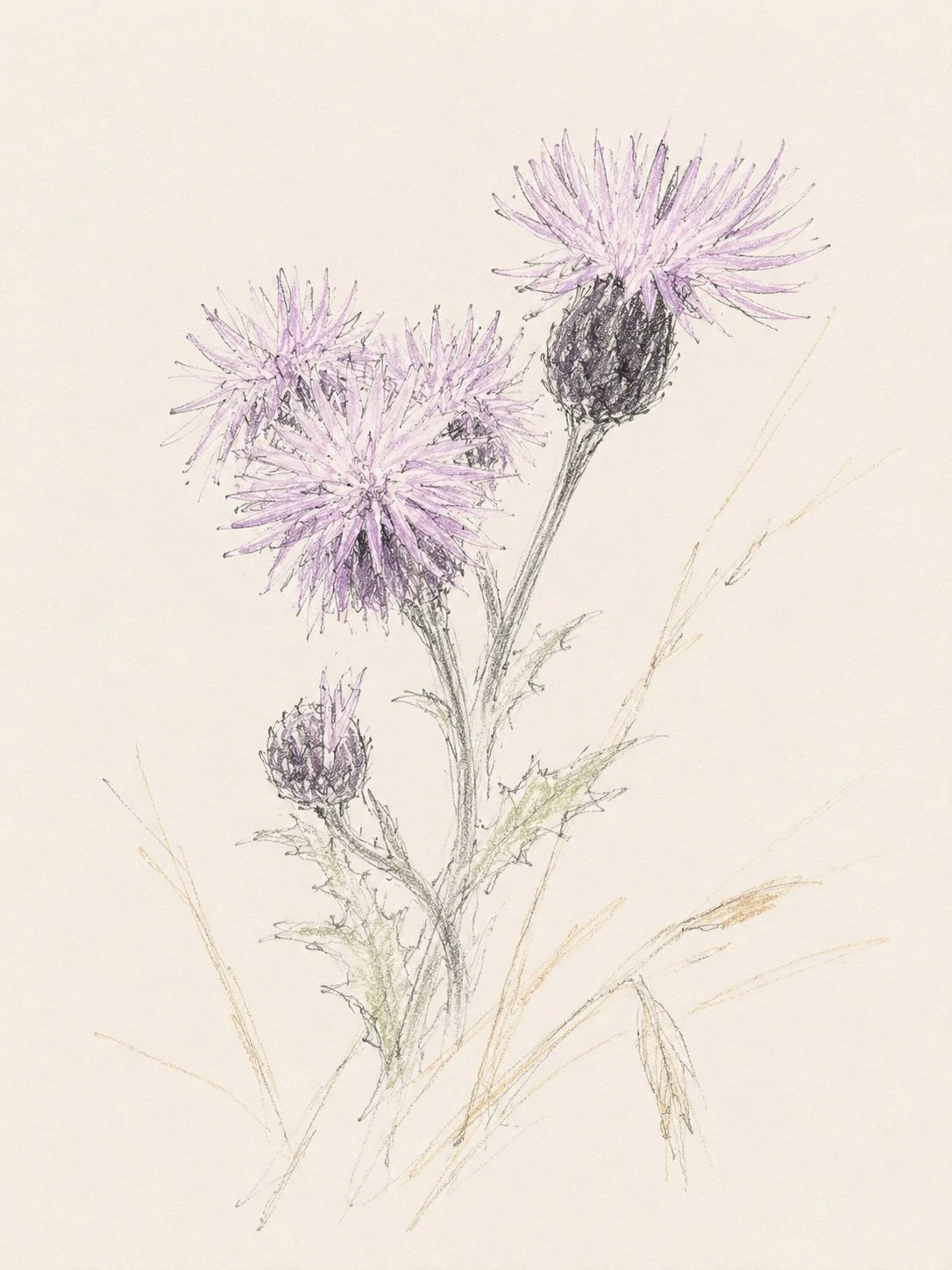 Thistle - one of the best late summer plants for bees and butterflies. Their nectar provides an important food source when many other wildflowers have finished flowering. 