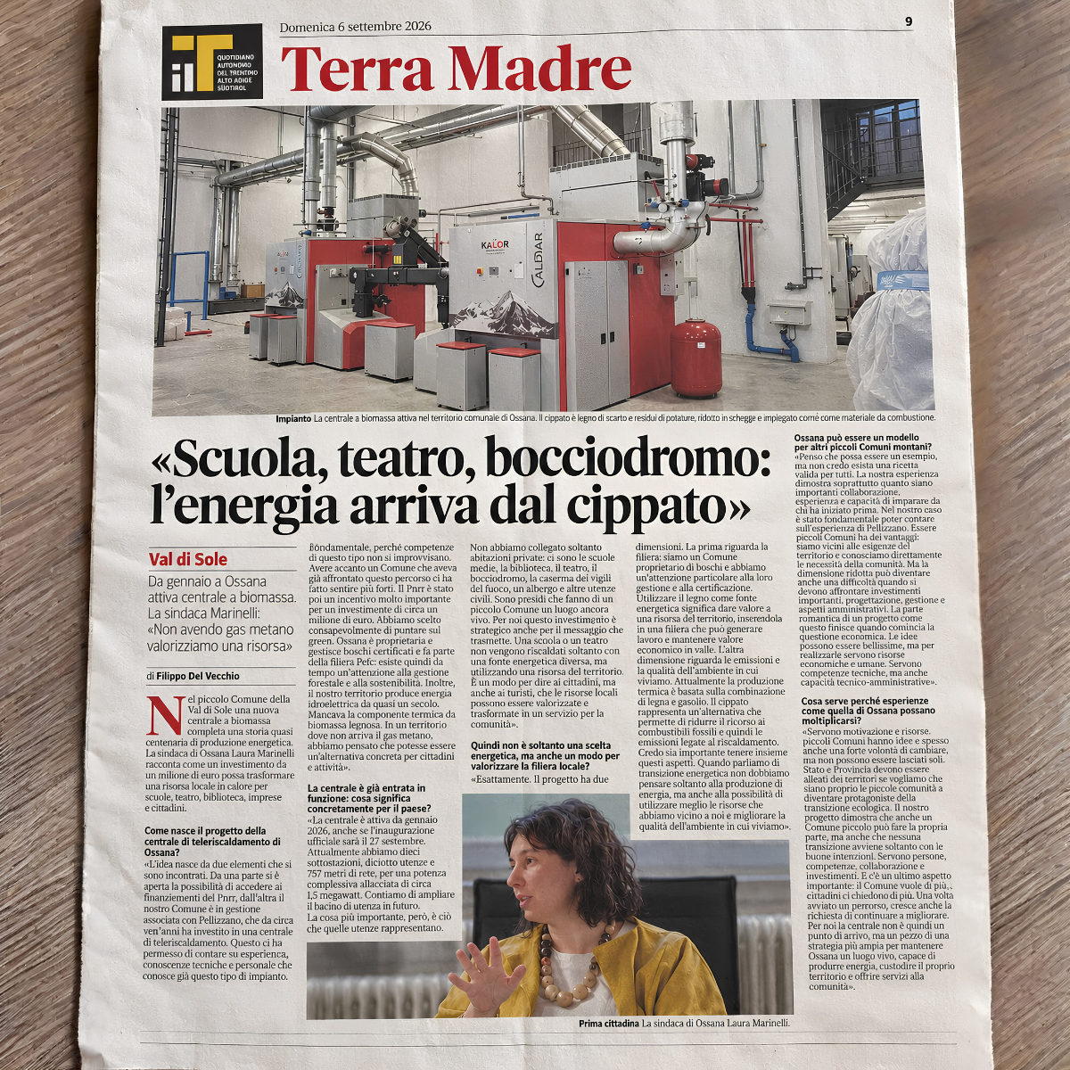 Biomasse e territorio: il caso di Ossana
