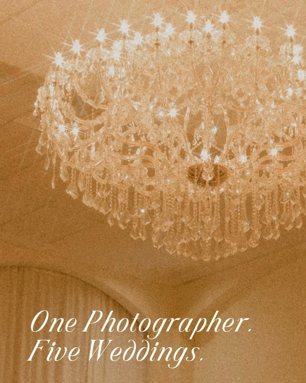 One Photographer. Five Weddings. Five different vibes!