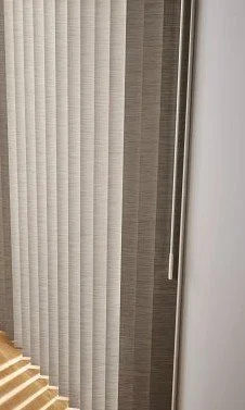 Sliding panels with slender wand control in Georgetown, Guyana.