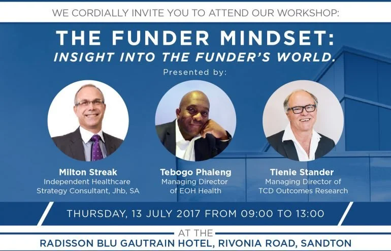 Attend Our Workshop – The Funder Mindset: Insight into the Funder’s World