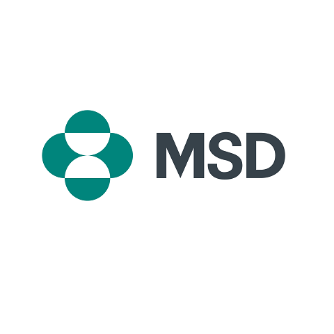 MSD logo with abstract teal symbol and bold black letters.