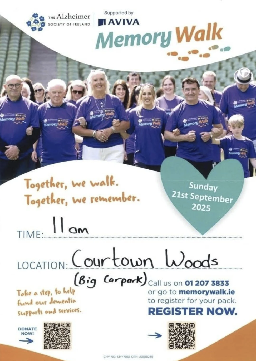 Alzheimer’s Society of Ireland Memory Walk