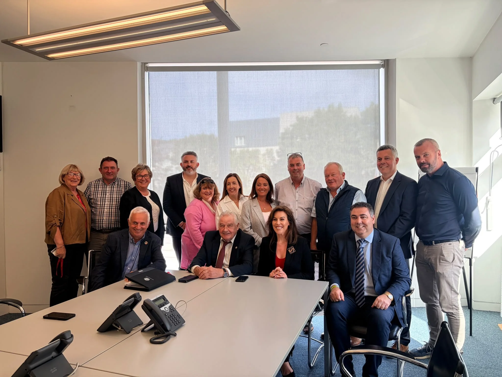Minister Jennifer Carroll MacNeill Meets Fine Gael Public Representatives in Cork