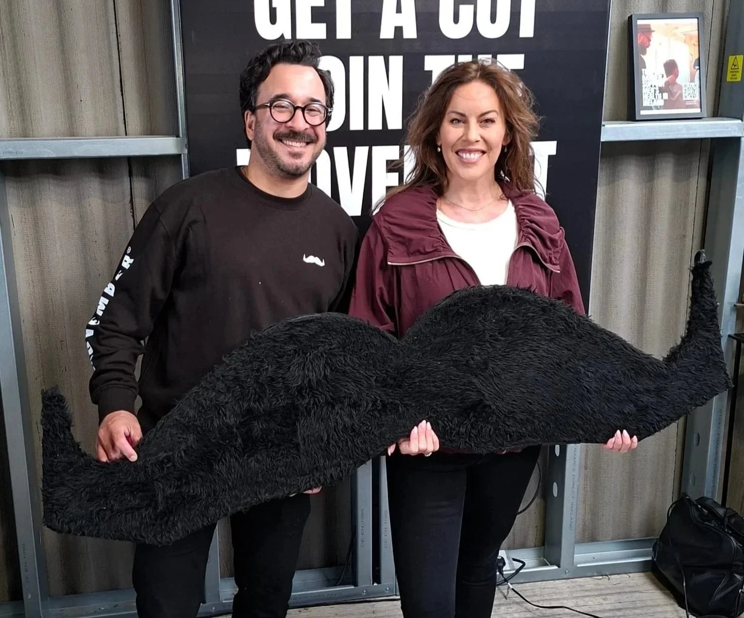 Minister Carroll MacNeill TD Supports Movember’s Men’s Health Initiative at the National Ploughing Championships