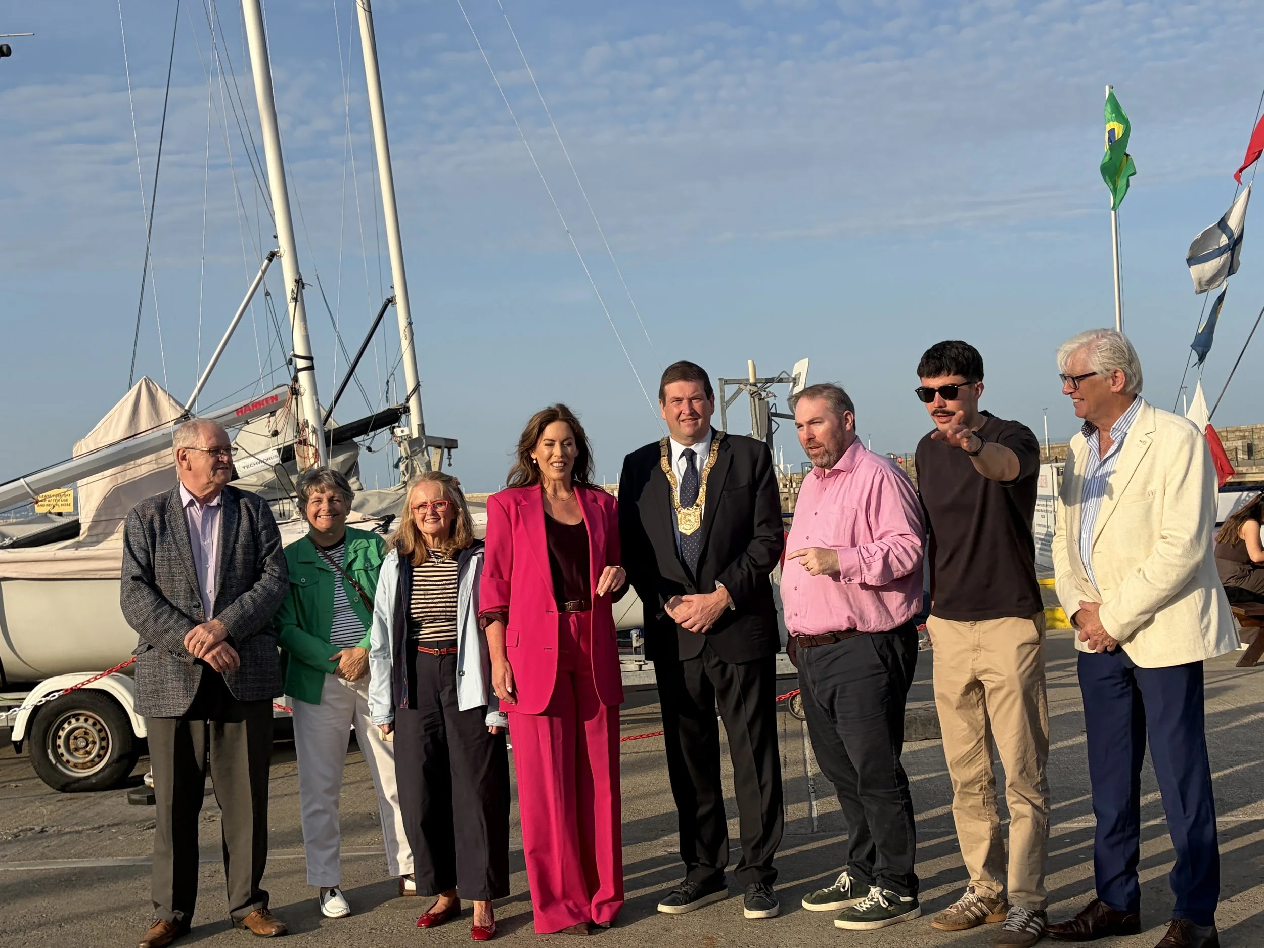 Minister Jennifer Carroll MacNeill TD at launch of 2026 ILCA's 7 Men's World Championship