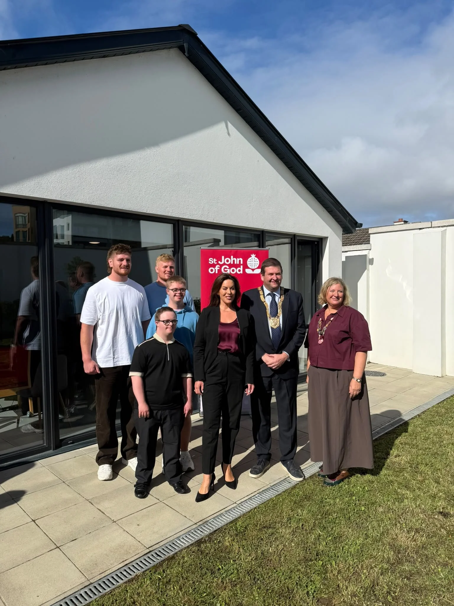 Minister Jennifer Carroll MacNeill TD at St. John Of God's opening of new residential house, Sptember 2026