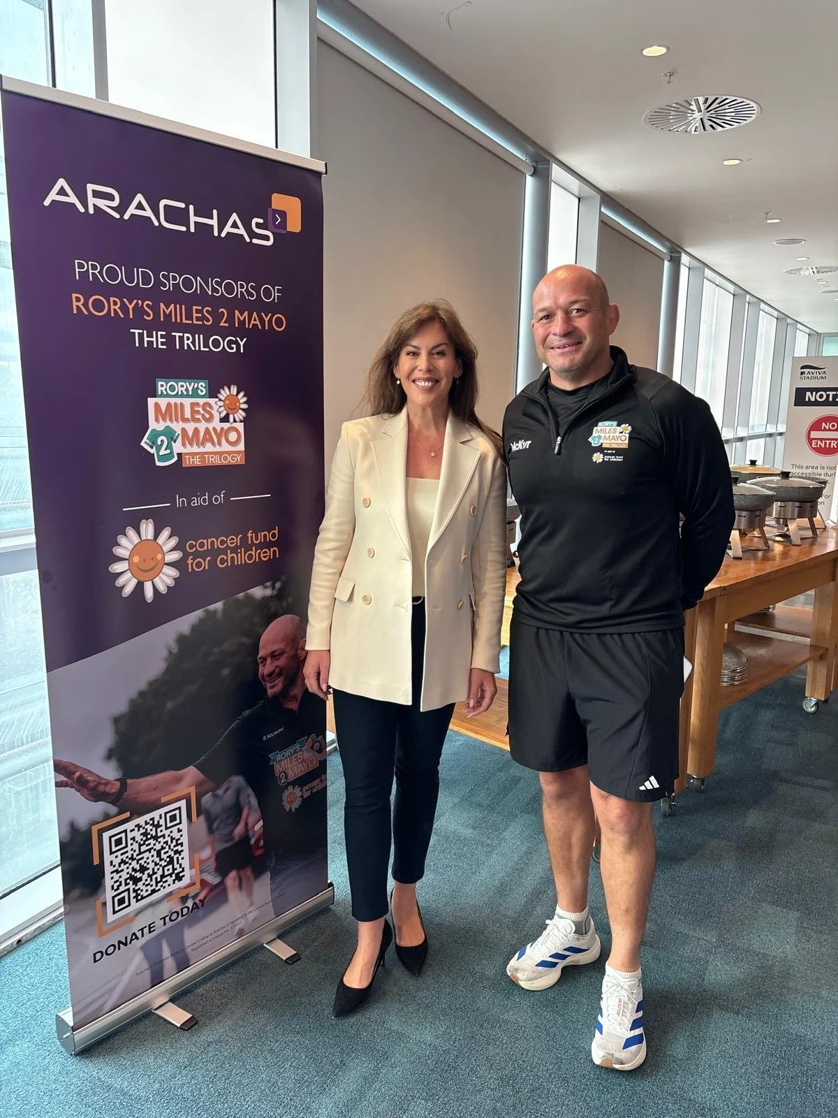 Minister Jennifer Carroll MacNeill TD supporting Rory's Miles 2 Mayo in aid of Cancer Fund for Children, September 2026