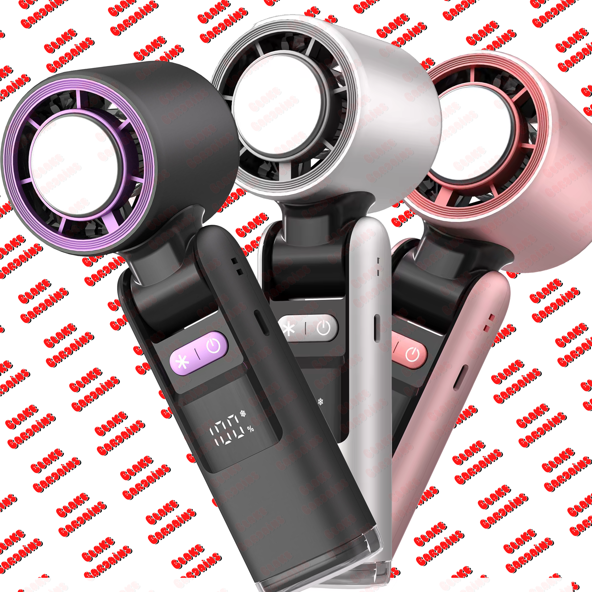 100 Speed Semiconducting Super Cooling Portable Fan!