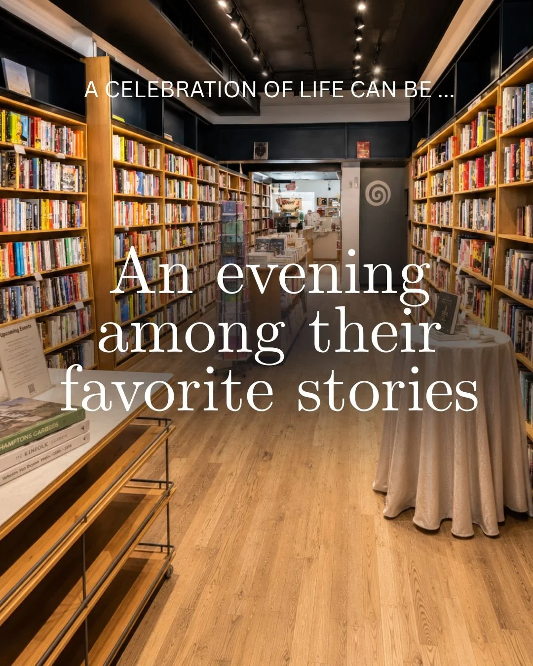 A favorite bookstore is a meaningful celebration of life venue for lifelong readers, teachers, and storytellers. Sharing memories surrounded by books creates a deeply personal memorial gathering that reflects a life shaped by curiosity and learning.