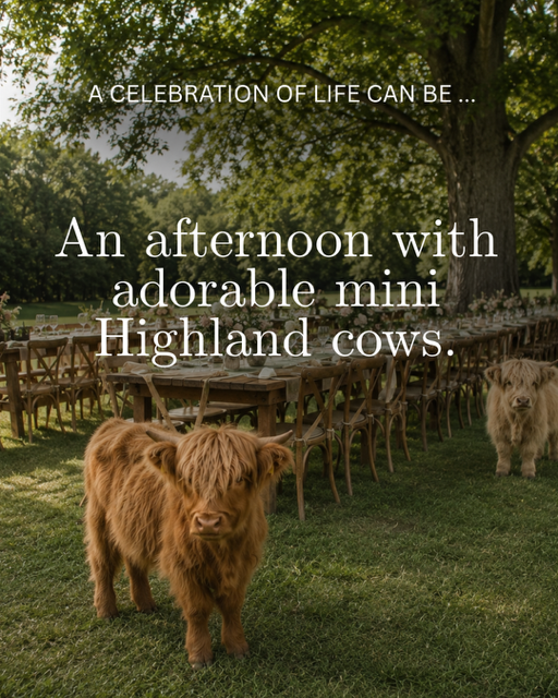 For an animal lover, a farm offers a charming and unexpected celebration of life venue. Surrounded by nature and friendly animals, guests can enjoy a relaxed memorial celebration that reflects a life filled with warmth, laughter, and appreciation for