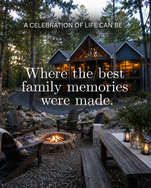 A family cabin is more than a destination. It's where traditions began and memories were made. Returning to that place for a celebration of life allows loved ones to honor someone in the setting that meant the most, creating a deeply personal memoria