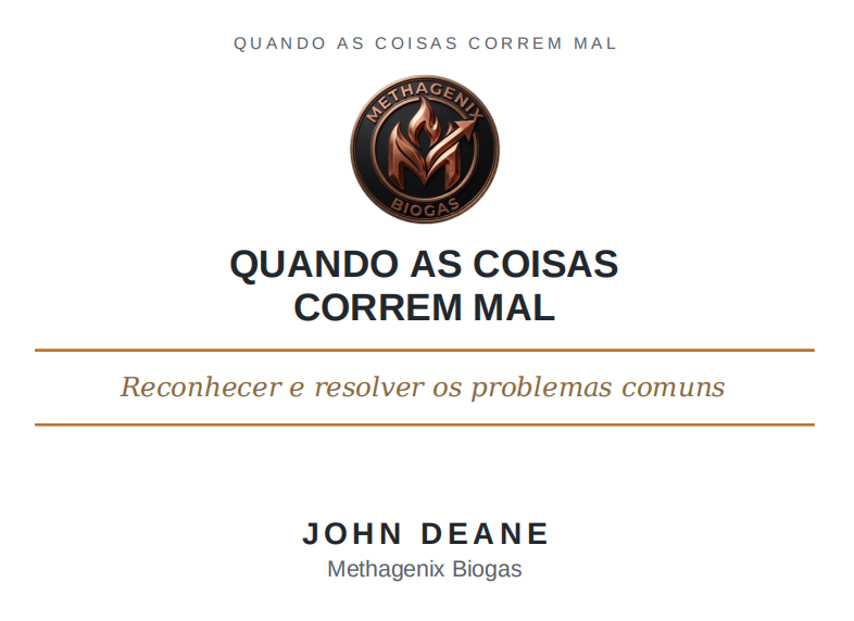 Vol 7 - Quando as coisas correm mal — Reconhecer e resolver os problemas comuns