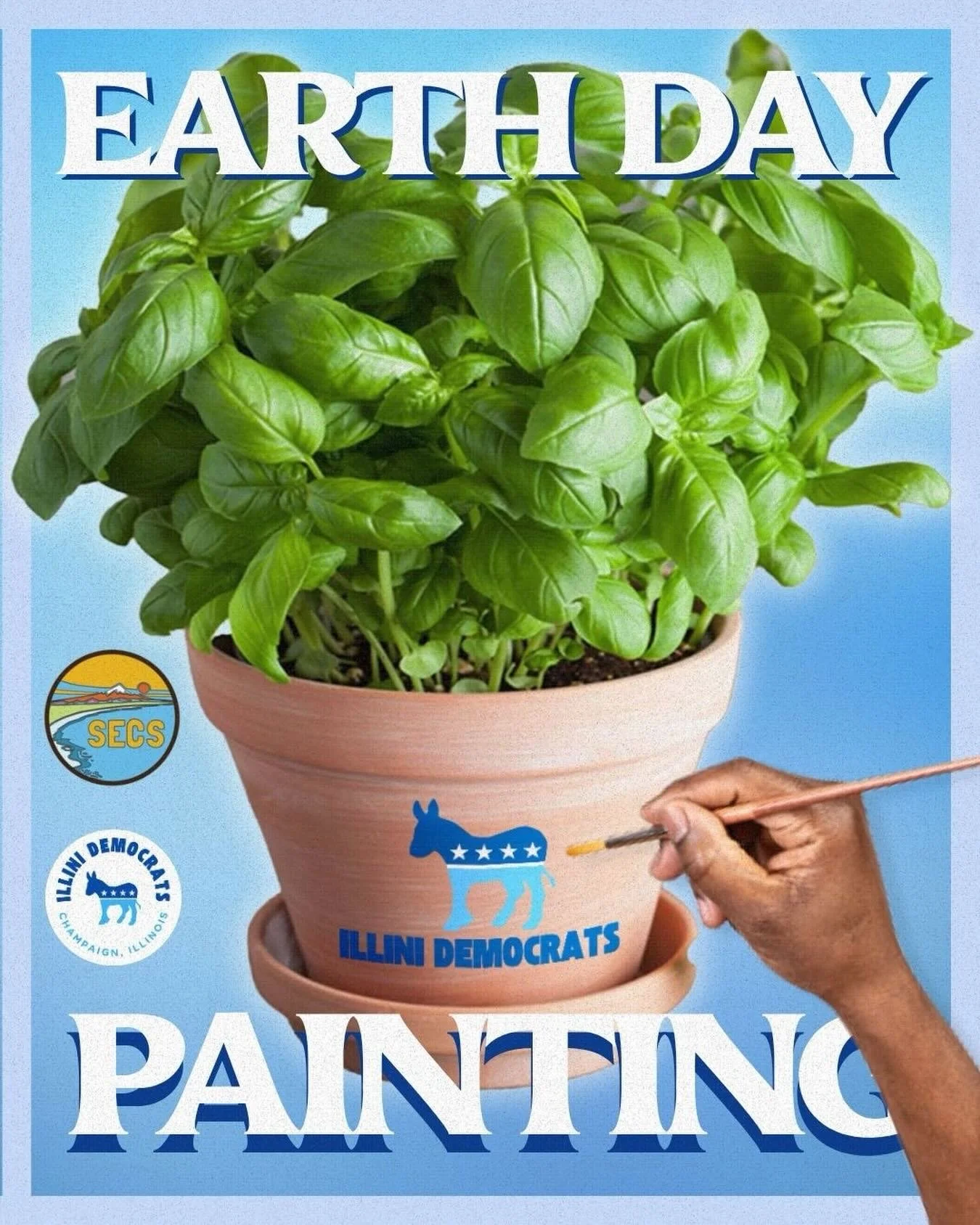 JOIN US TONIGHT IN RM 432 OF THE ARMORY TO CELEBRATE EARTH DAY WITH @secsuiuc 💙‼️🌱 We will be painting pots to celebrate earth and sustainability!!

#democrats #illinois #earthday #sustainability