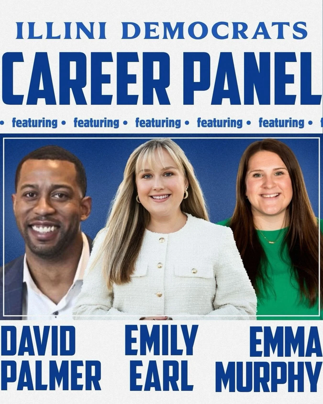 💙THIS TUESDAY AT 6PM IN ROOM 432 OF THE ARMORY ILLINI DEMOCRATS WILL HAVE A CAREER PANEL FEATURING ALUMNI DEMS! 💙‼️SHOW UP AND GET READY TO NETWORK ‼️

#democrat #career #politics