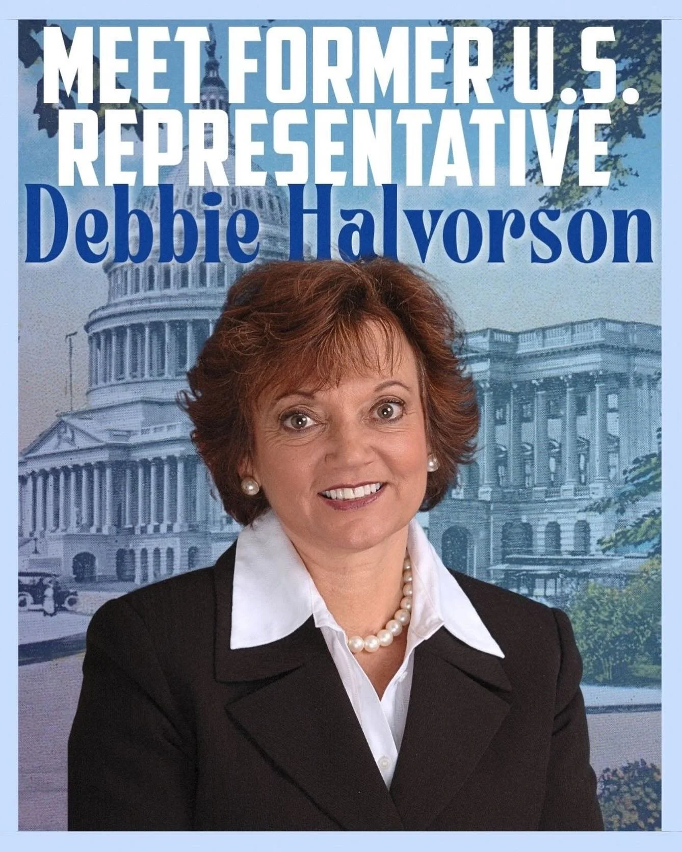 🚨‼️TODAY IN ARMORY ROOM 432 6-7PM 🚨‼️
Debbie Halvorson is an American politician and member of the Democratic Party who served as the U.S. Representative for Illinois&rsquo;s 11th congressional district from 2009 to 2011 after more than a decade in