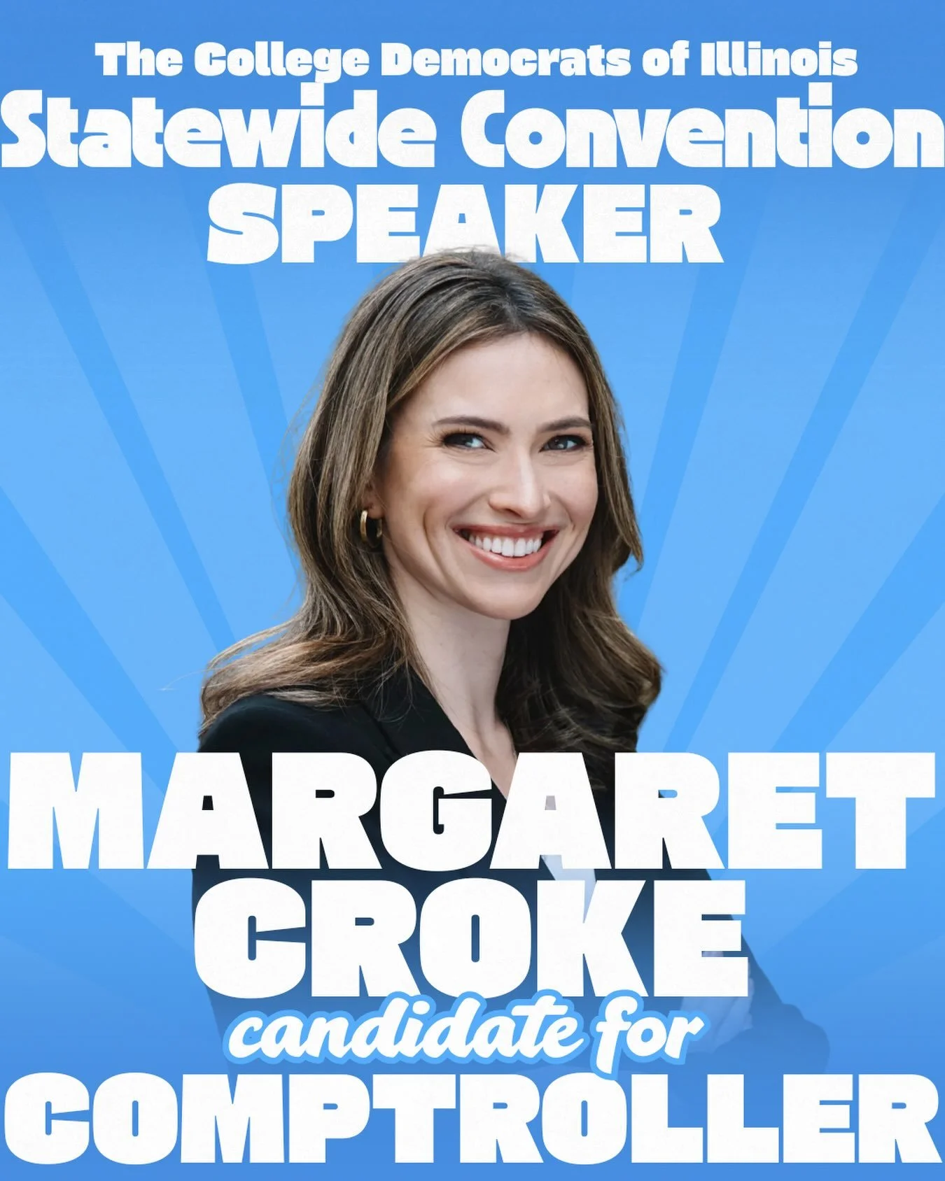 WE ARE SO EXCITED TO ANNOUNCE OUR NEXT SPEAKER&hellip; MARGARET CROKE FOR COMPTROLLER! 💙