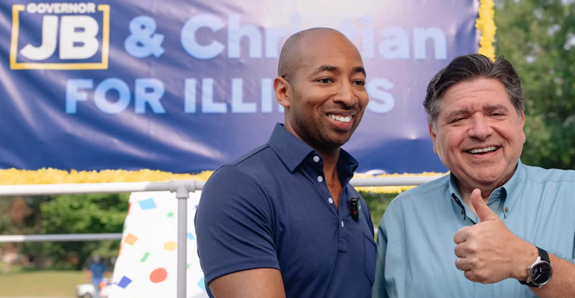 Governor Pritzker & Christian Mitchell UIUC Meet & Greet