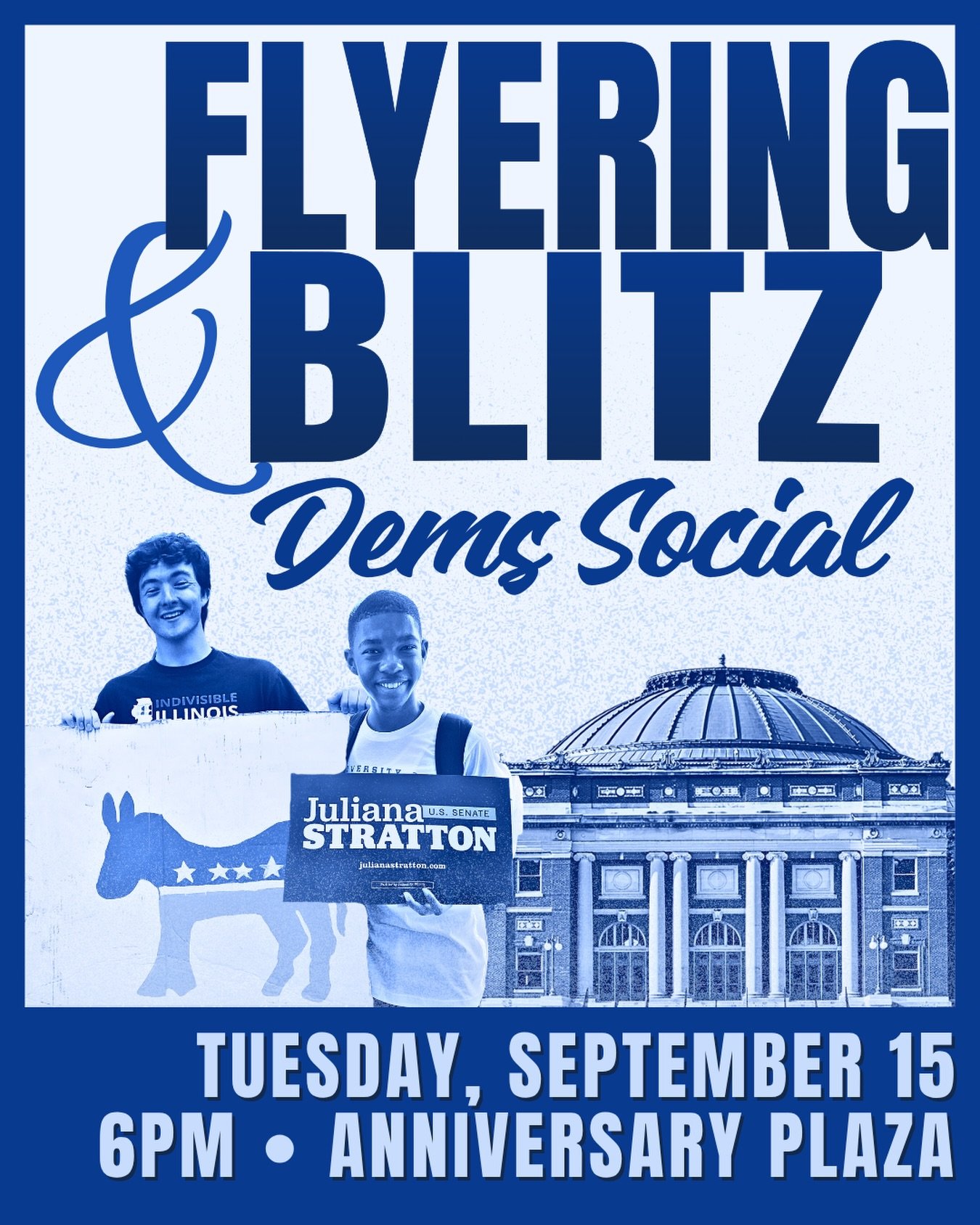 EARN GRASSROOTS SKILLS, FLYER FOR DEMS, SOCIAL AFTER‼️THIS TUESDAY, 6PM. BE THERE OR BE 🟥